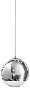 Industriálny luster Silver Ball 18 – Sivá