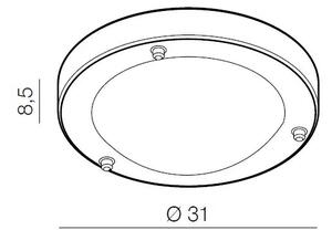 Vidiecke stropné svietidlo Umbra 31 – E27
