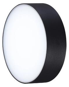 LED vonkajšie stropné svietidlo Casper Round 4000K čierne – Čierna