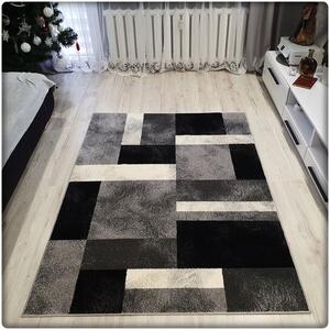 Dekorstudio Moderný koberec SUMATRA - Čierny vzor Rozmer koberca: 140x190cm