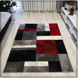 Dekorstudio Moderný koberec SUMATRA - Červený vzor Rozmer koberca: 140x190cm