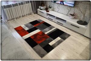 Dekorstudio Moderný koberec SUMATRA - Oranžový vzor Rozmer koberca: 80x150cm