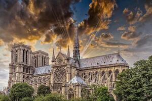 DIMEX | Vliesové fototapety na stenu Paríž MS-5-1040 | 375 x 250 cm | zelená, modrá, hnedá, šedá