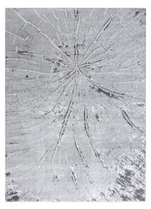 Moderný MEFE koberec 2784 Peň stromu - Štrukturálny, dve vrstvy rúna sivá