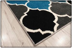 Dekorstudio Moderný koberec SUMATRA - Modrý marocký vzor Rozmer koberca: 120x170cm