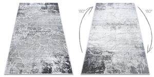 Moderný MEFE koberec 6182 Beton - Štrukturálny, dve vrstvy rúna sivá
