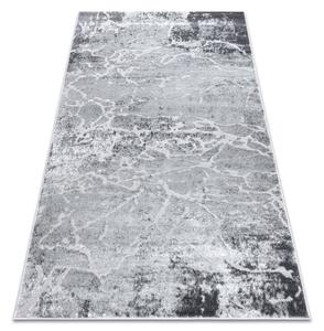Moderný MEFE koberec 6182 Beton - Štrukturálny, dve vrstvy rúna sivá