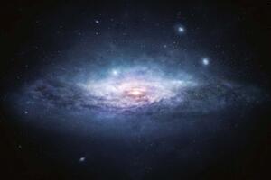 DIMEX | Vliesové fototapety na stenu Galaxia MS-5-2259 | 375 x 250 cm | biela, čierna, šedá