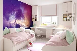 Samolepiaca vliesová fototapeta Abstraktná nočná obloha 375 x 250 cm