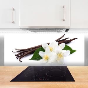 Sklenený obklad Do kuchyne Tyčinka vanilky do kuchyne 125x50 cm