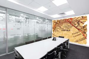 Samolepiaca vliesová fototapeta Stará mapa Neapola 375 x 250 cm
