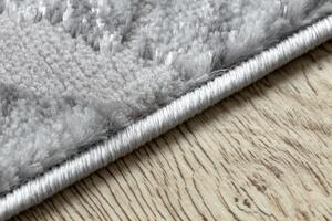 Moderný MEFE koberec 6185 Peň stromu - Štrukturálny, dve vrstvy rúna sivá