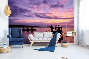 Samolepiaca vliesová fototapeta Ranná plavba 375 x 250 cm