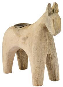Drevený svietnik Nature Horse