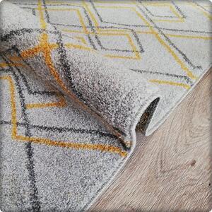 Dekorstudio Moderný koberec RELAX - Žltá sieť Rozmer koberca: 200x290cm