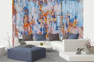 Samolepiaca vliesová fototapeta Textúra farebné múry 375 x 250 cm