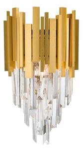 Dizajnové nástenné svietidlo Grane zlaté – Zlatá