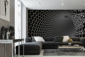 Samolepiaca vliesová fototapeta Štruktúra uhlíkových nanotrubíc 375 x 250 cm