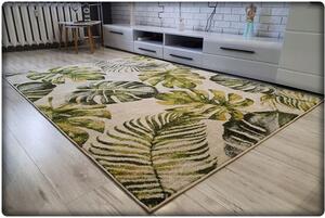 Dekorstudio Moderný koberec GARDEN so vzorom listov 714 Rozmer koberca: 80x150cm