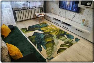 Dekorstudio Moderný koberec GARDEN so vzorom listov 747 Rozmer koberca: 140x190cm