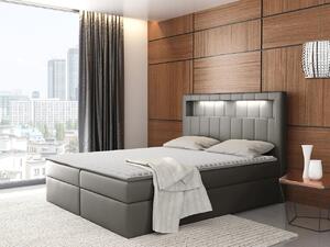Mirjan24 Kontinentálna posteľ Artemis, Rozmer postele: 120x200, Dostupné poťahy: ekokoža Soft 029 (sivá) 5902928123234