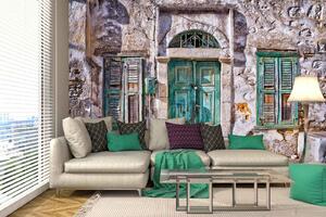 Samolepiaca vliesová fototapeta Starý dom, Symi 375 x 250 cm