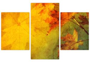 Obraz - Jesenné listy (90x60 cm)