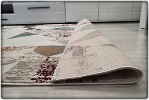 Dekorstudio Moderný koberec LUXESS vzor 28 bordový Rozmer koberca: 120x170cm