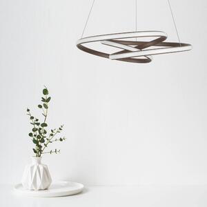 LED luster Menton 52 Hnedá