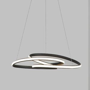 LED luster Menton 52 čierne – Čierna