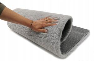 Dekorstudio Kožušinový koberec OSLO - tmavo sivý Rozmer koberca: 60x120cm