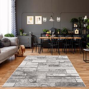 Dekorstudio Moderný koberec NOA - vzor 9250 sivý Rozmer koberca: 140x200cm
