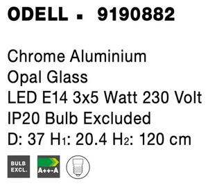 Retro luster Odell 37 biele – Biela