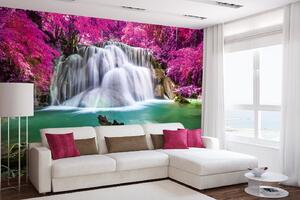 Samolepiaca vliesová fototapeta Dych vyrážajúci vodopád 375 x 250 cm