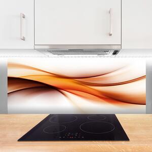 Sklenený obklad Do kuchyne Abstrakcie umenie vlny 125x50 cm