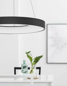 LED luster Rando Thin 60 4000K čierne – Čierna