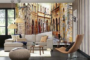 Samolepiaca vliesová fototapeta Voltera Toskánsko 375 x 250 cm