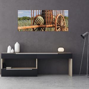 Obraz - Prívesný vozík (120x50 cm)