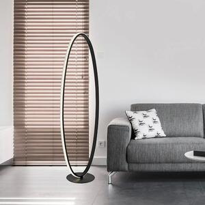 LED stojaca lampa Nager – Čierna