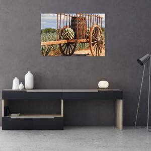 Obraz - Prívesný vozík (90x60 cm)