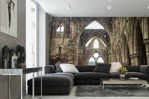 Samolepiaca vliesová fototapeta Kláštor Tintern 375 x 250 cm