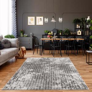 Dekorstudio Moderný koberec NOA - vzor 9328 sivý Rozmer koberca: 140x200cm