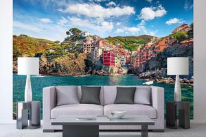 Samolepiaca vliesová fototapeta Krásne mesto Liguria 375 x 250 cm