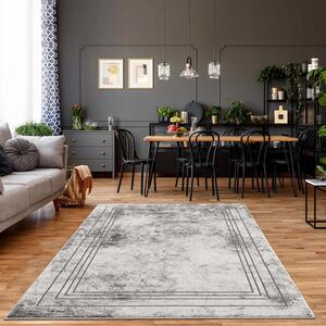 Dekorstudio Moderný koberec NOA - vzor 9341 sivý Rozmer koberca: 80x150cm