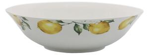 Porcelánová misa s citrónmi Maison Limone Blossom - Ø 24*7 cm / 1400 ml - Chic Antique