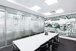 Samolepiaca vliesová fototapeta Mount Rashmore na bankovke 375 x 250 cm