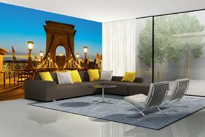Samolepiaca vliesová fototapeta Most v Budapešti 375 x 250 cm