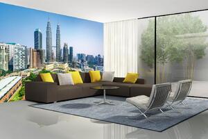 Samolepiaca vliesová fototapeta Kuala Lumpur 375 x 250 cm