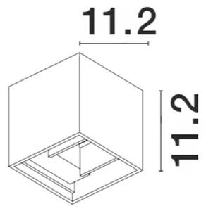 Vonkajšie LED svietidlo Como 11.2 biele – Biela
