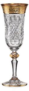 Bohemia Crystal Ručne brúsené poháre na šampanské Felicie Romantic 150ml (set po 2ks)